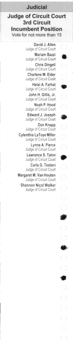 Primary-style BMD ballot example 12